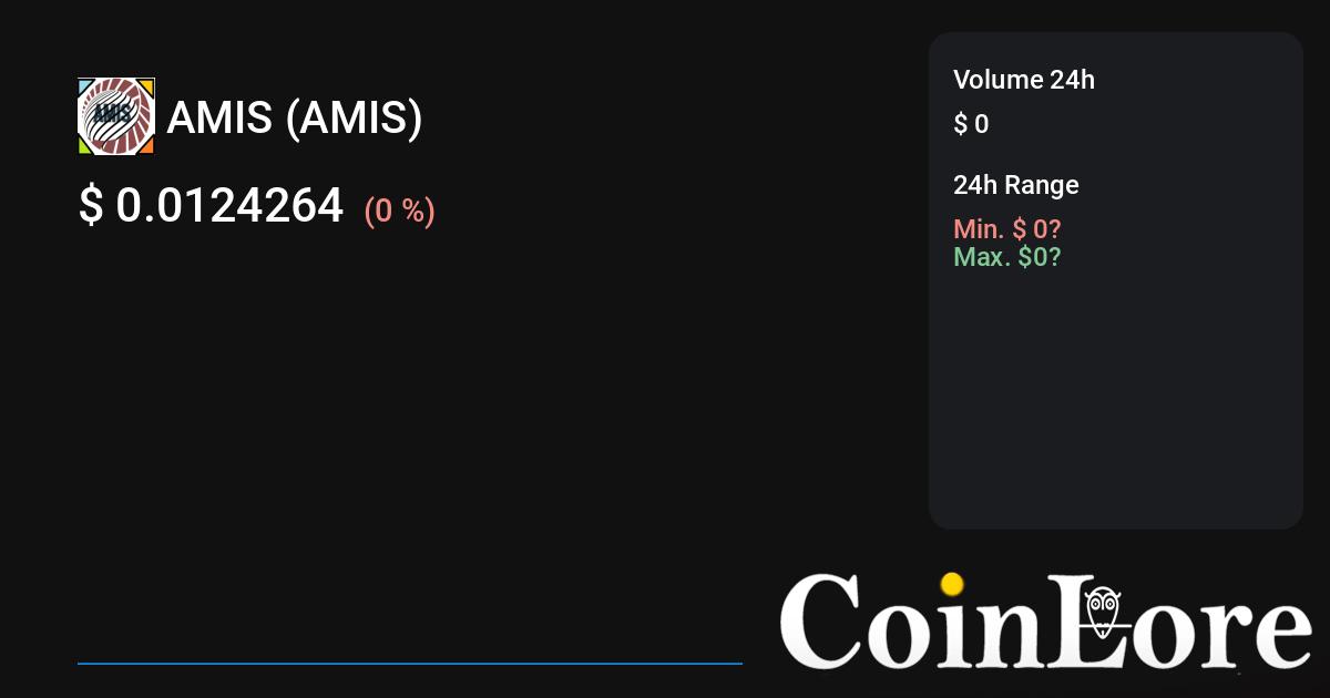 AMIS Platform (AMIS) Is Now Available for Trading on LBank Exchange