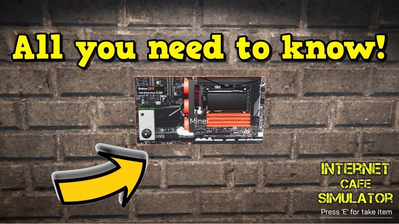 Internet Cafe Simulator Guide, Bitcoin Miners Unite! – Cyber Space Gamers