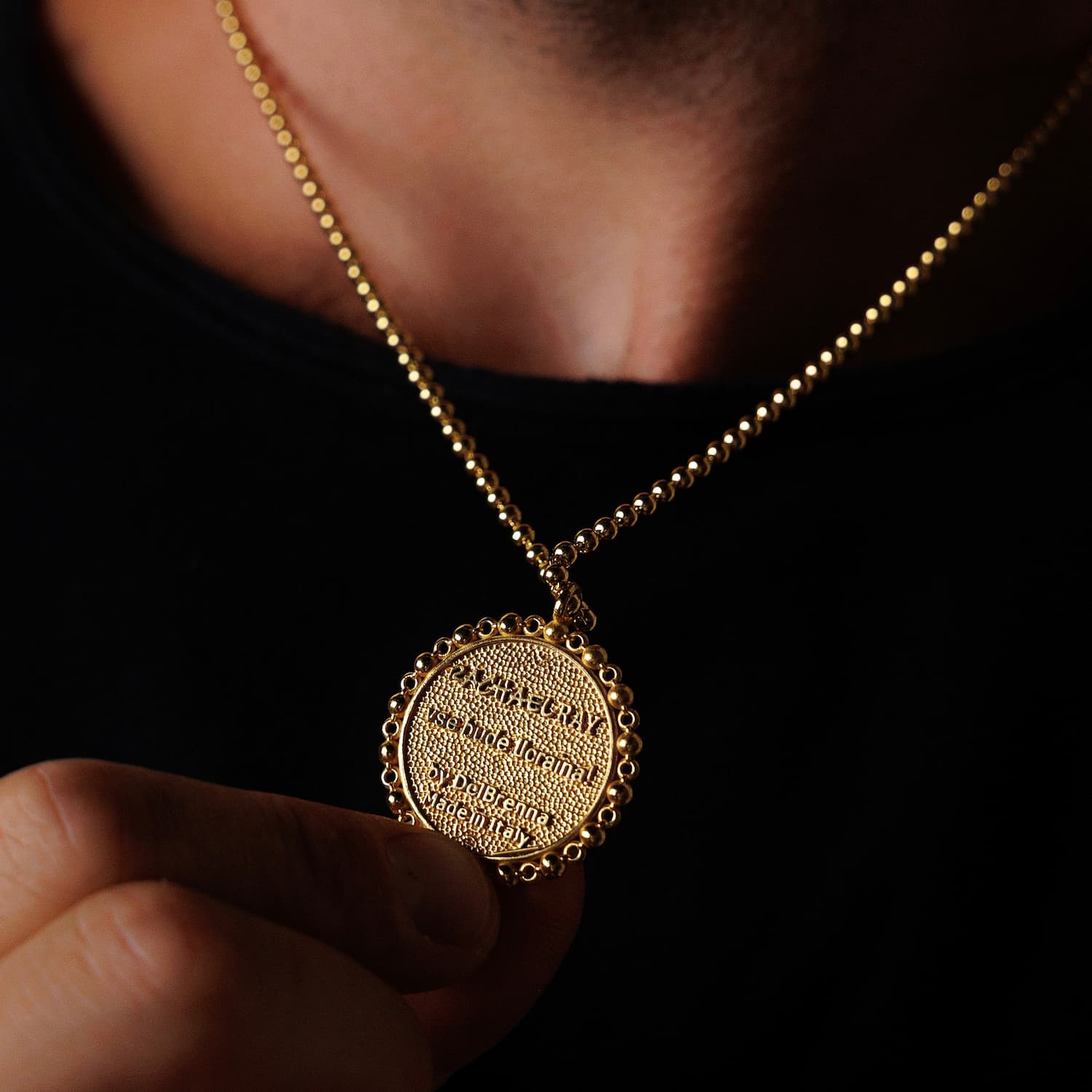 Ukraine/Brass Trident Pendant — Cha-Ching Coin Jewelry