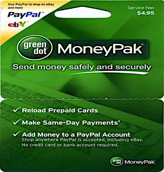 MoneyPak: Send Money To Paypal without Bank Account