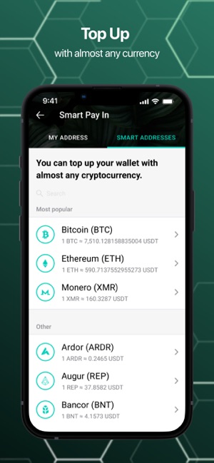 Tether USDT Wallet for Android, iOS, Windows, Linux and MacOS | Coinomi