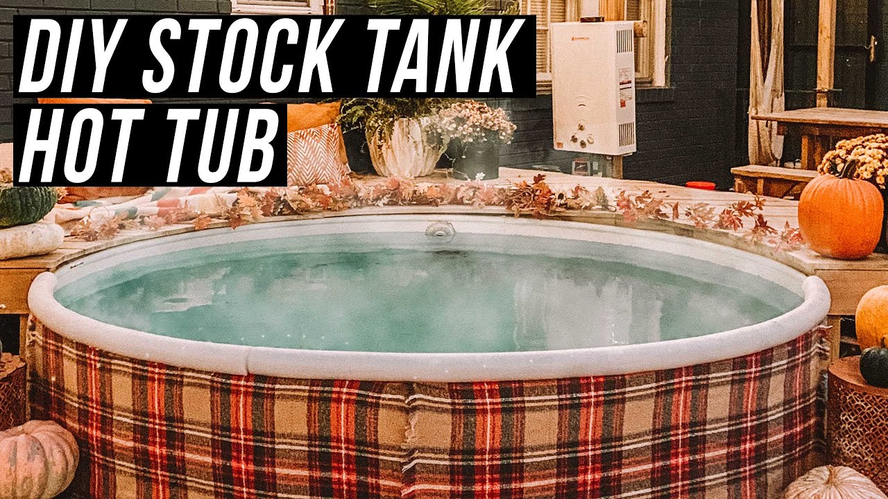 Hot Tub DIY From A Stock Tank Pool