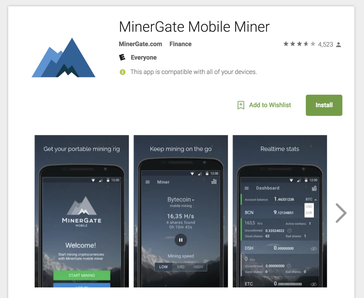 Download MinerGate Mobile APK for Android