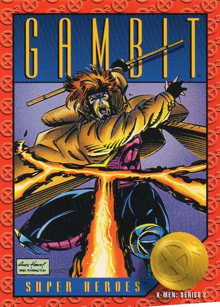 JIM LEE X-MEN TRADING CARD VARIANT COVER - GAMBIT (CAPTAIN AMERICA STE – Comics 'R' Us