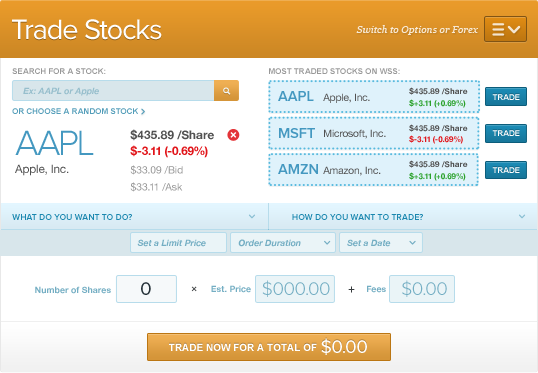 Paper Trading - Ticker Tape