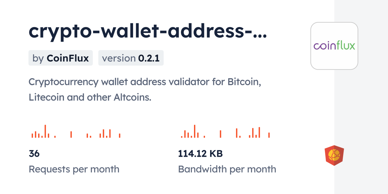 wallet-address-validator - npm package | Snyk