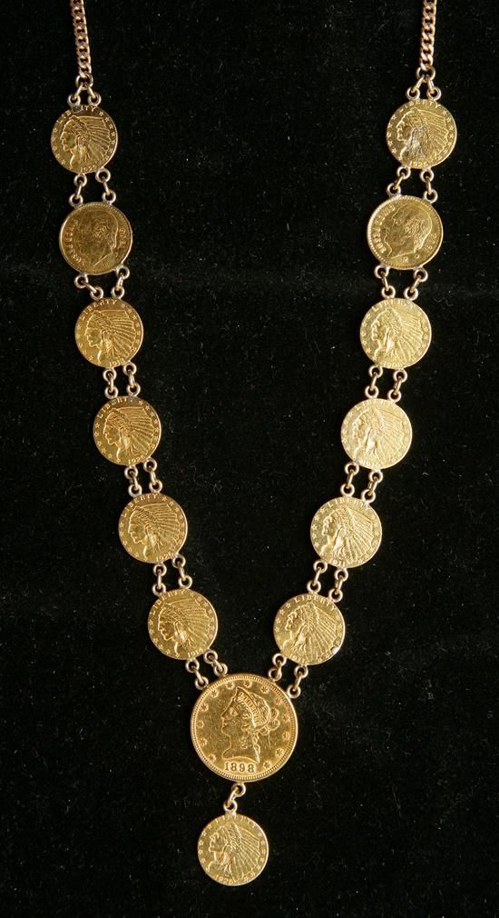 Angel Gold Coin Necklace – Design Gold Jewelry