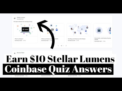 Stellar | Stellar & Coinbase Earn