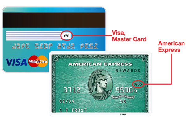 AmEx cards have 3 digit security code - Apple Community