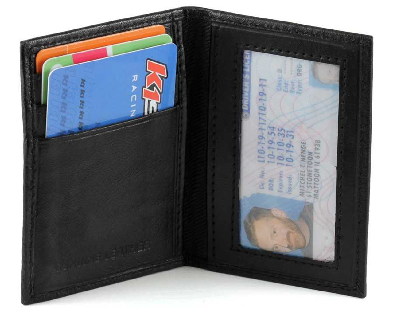 Vaultskin MANHATTAN RFID Blocking Leather Card Wallet with ID Window