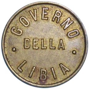 Token: Governo della Libia - Gettone per telefono (Libya(Telephone Tokens) Col:LY