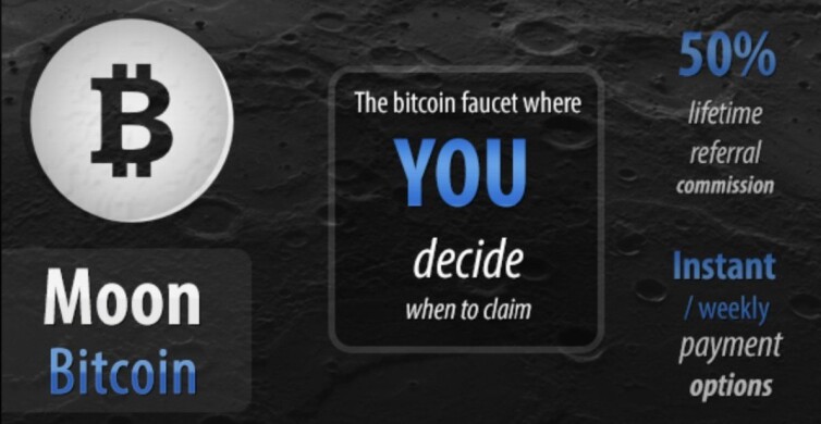 Moon Bitcoin A Bitcoin Faucet | Bitcoin faucet, B2b marketing, Faucet