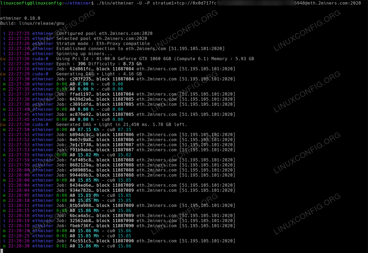 Mining Ethereum on Ubuntu with a GTX | Ubuntu