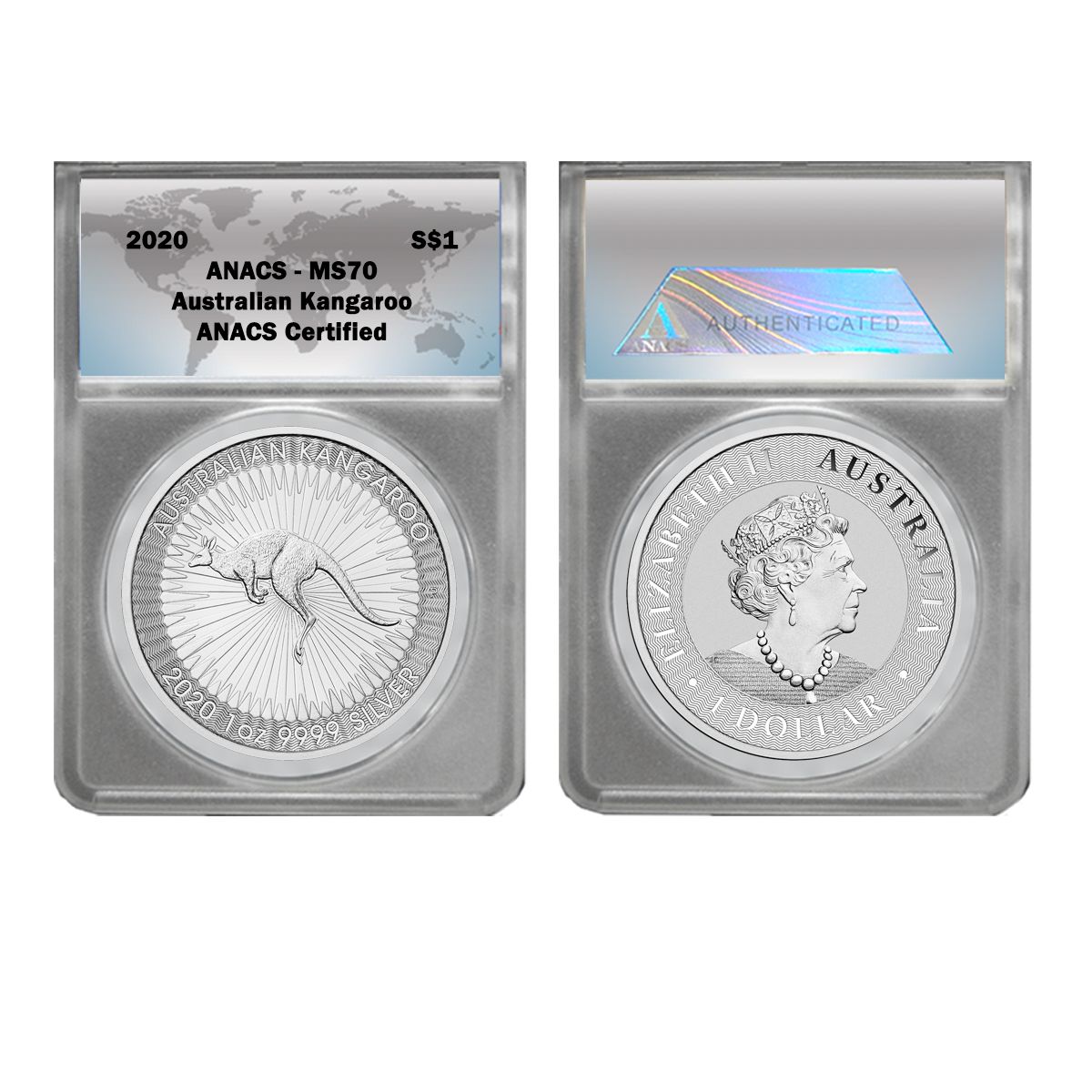 Australian Kangaroo 1oz Silver Bullion Coin (oz Monsterbox) | Swan Bullion Company