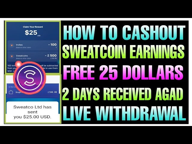 How To Transfer Sweatcoin Money to PayPal & Cash App