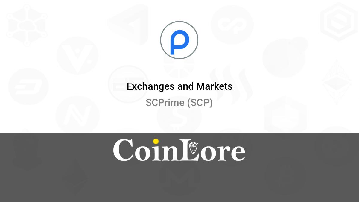 ScPrime Pris idag - SCP Live Chart & Trading Insights