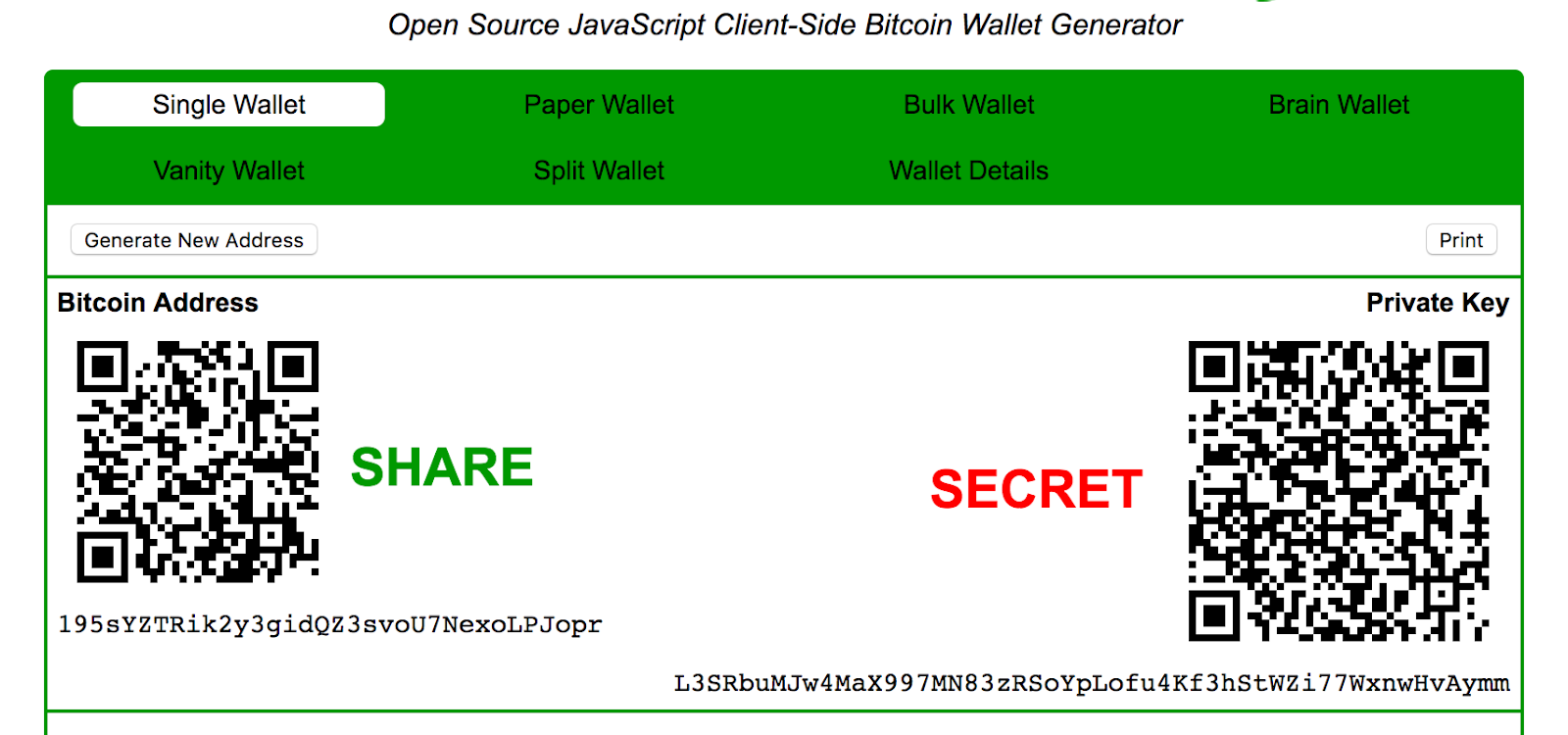 Bitcoin Address Generator - coinlog.fun