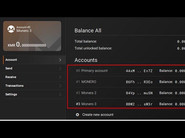 Balance | Feather Wallet Documentation