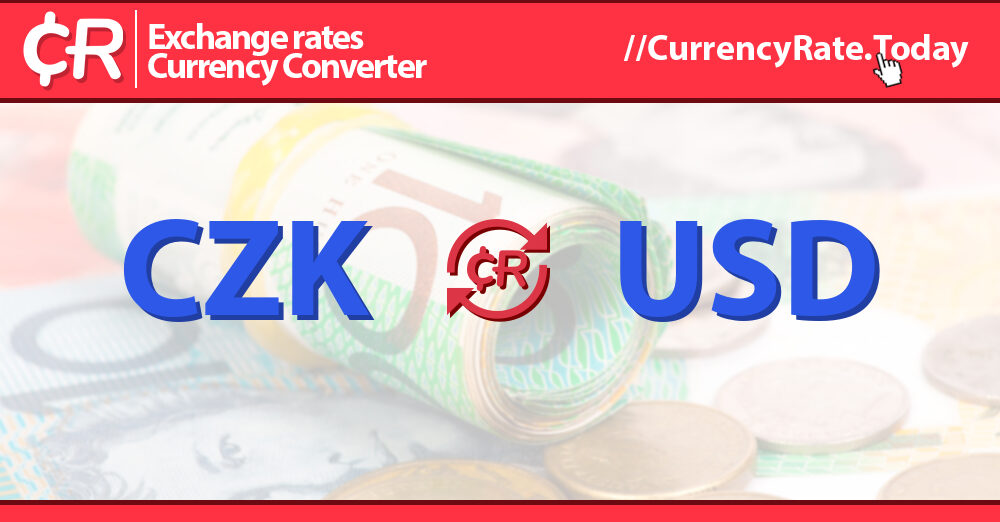 Convert CZK to USD - Czech Koruna to US Dollar Exchange Rate