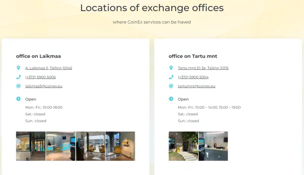 CoinEx Group OÜ | Estonian companies | Lursoft