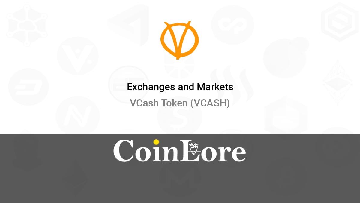 All Exchanges Listing VCash (VCASH) | Coinranking