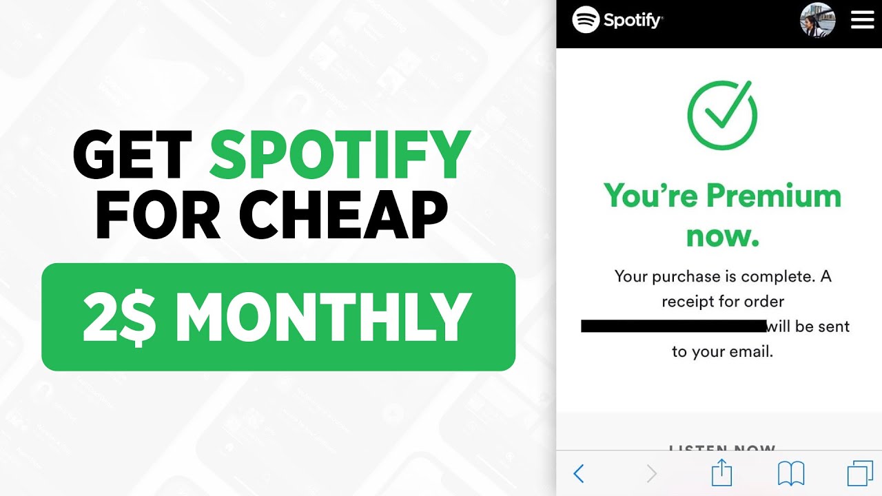 The Cheapest Way To Get Spotify