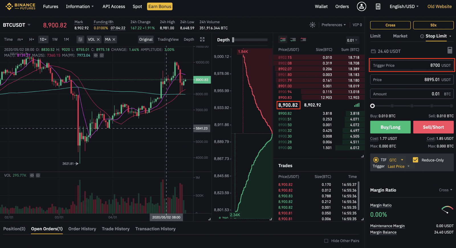 How to Place Stop Loss and Take Profit at the Same Time on Binance? - Coinapult