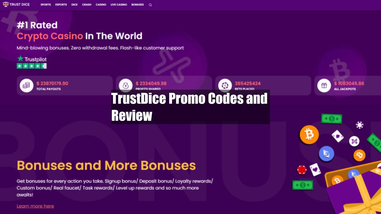 TrustDice Sportsbook Review - Crypto Bets & Bonuses For You!