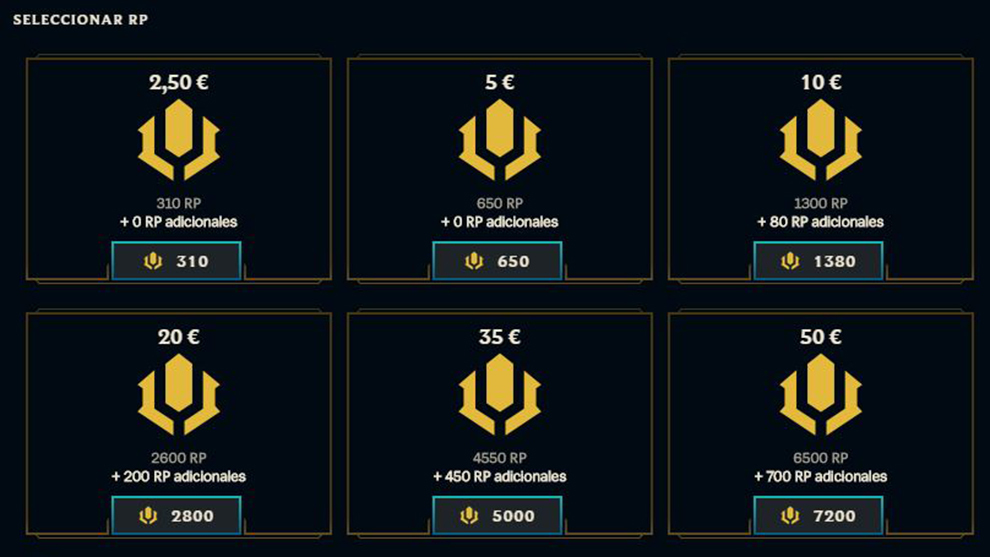 Buy LoL RP - Cheapest Riot Points Prices - FOXNGAME