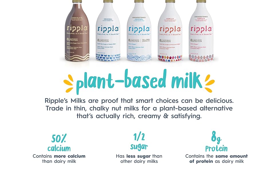 Ripple Milk, Plant Based, Dairy Free, Original 48 Fl Oz | Shop | Sedano's Supermarkets