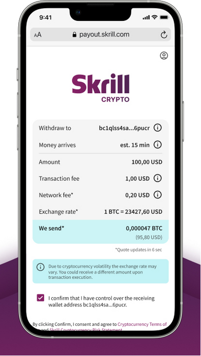 BTC to Skrill Instant Exchange, Bitcoin to Skrill Transfer - Exchanger24