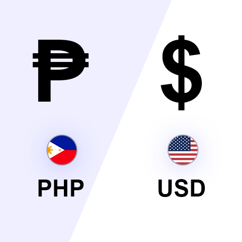 1 USD to PHP - US Dollars to Philippine Pesos Exchange Rate