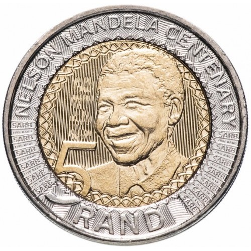 5 Rand (Nelson Mandela Centenary) - South Africa – Numista