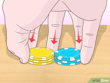 How to shuffle poker chips