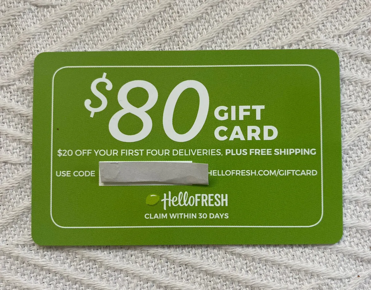 Where to Buy HelloFresh Gift Cards - Tips - Super Easy