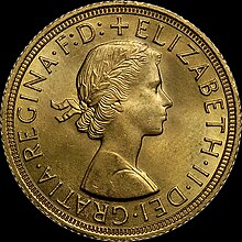 ENGLISH GOLD SOVEREIGN QUEEN ELIZABETH TO - LCR Coin