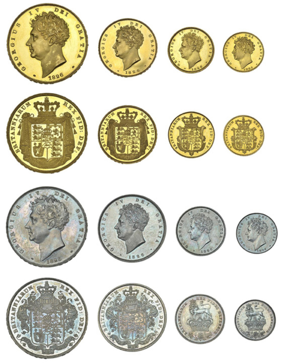 Dix Noonan Webb Coin Auction Tops £, - Rare George V Pattern Crown Tops Highlights