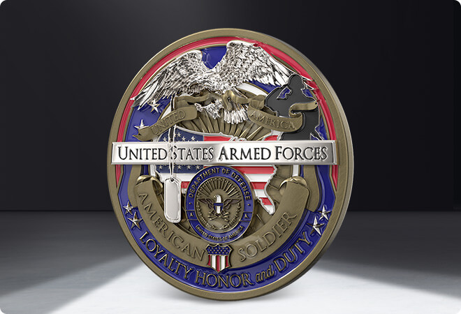 Best Custom Challenge Coins w/ No Minimum | GS-JJ ®