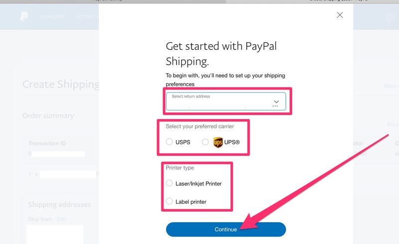 How To Create a PayPal Shipping Label Without Purchase (or Transaction) - My Stamp Guide