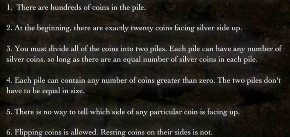 Puzzle 39 | ( coins puzzle) - GeeksforGeeks