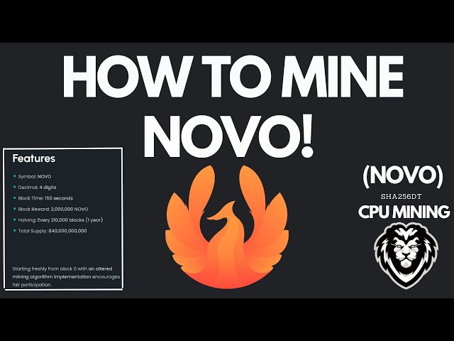 Novo (NOVO) SHADT | Mining Pools