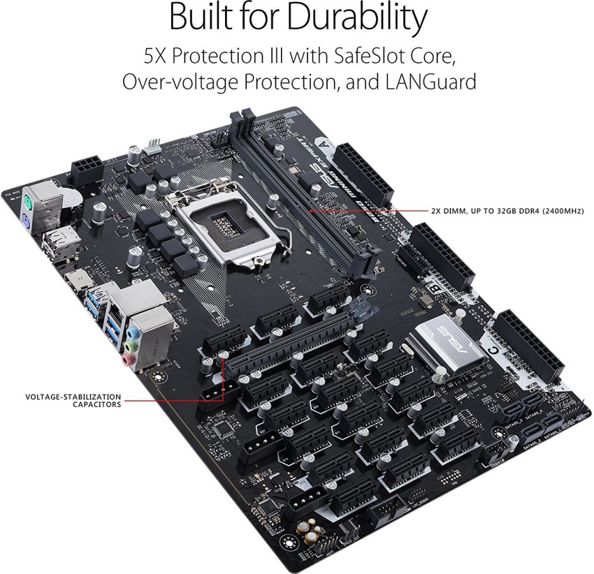 Asus B Mining Expert with 19 GPU Slots - Mining Motherboard Review - Crypto Mining Blog