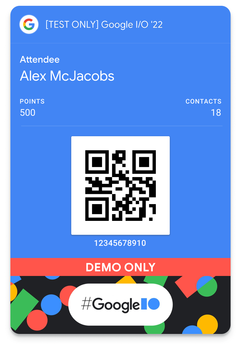 Create passes on Web using the Google Wallet API | Google Codelabs