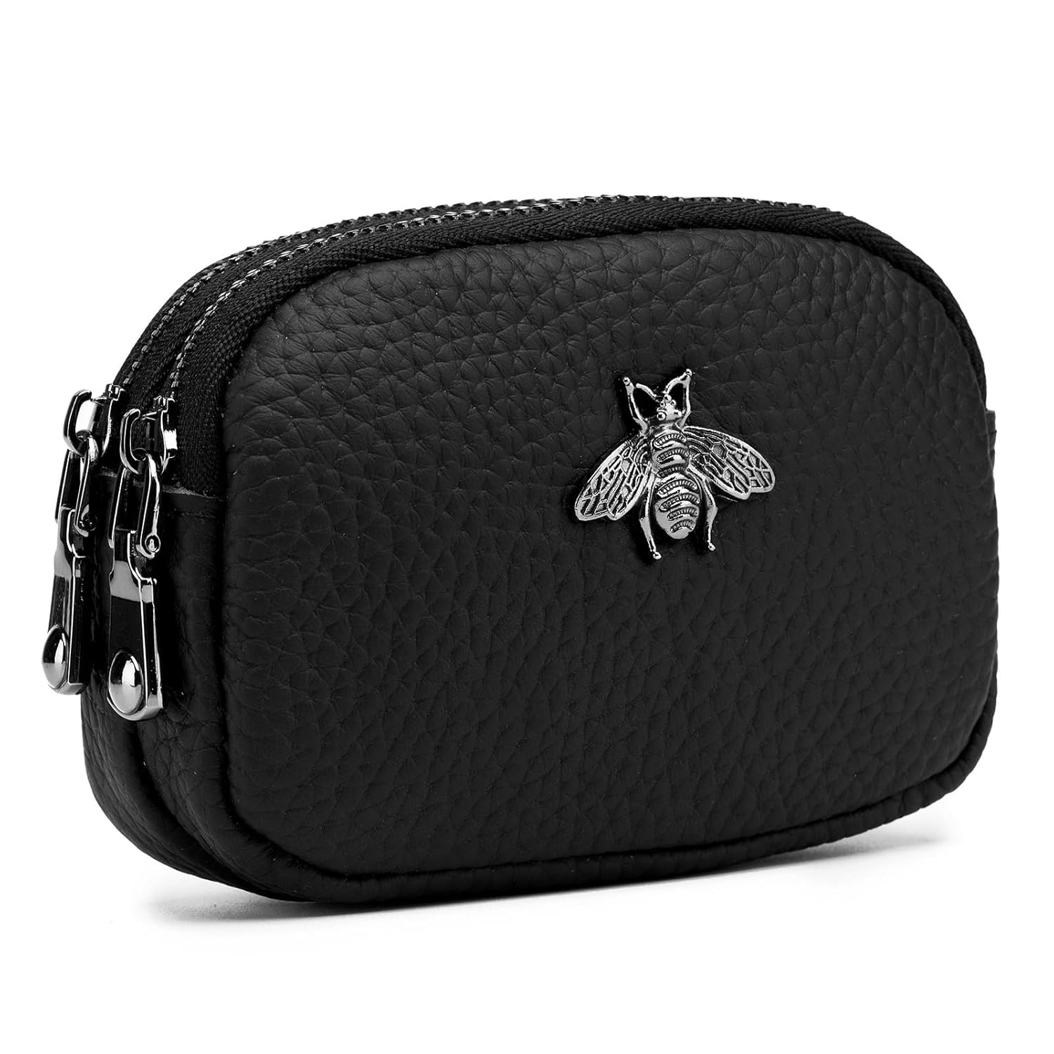 imeetu Women Leather Coin Purse, Small 2 Zippered Norway | Ubuy