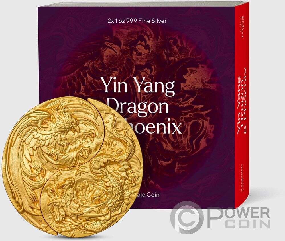 Gold Dragon & Phoenix Coin - 5g | Silver Bullion Malaysia