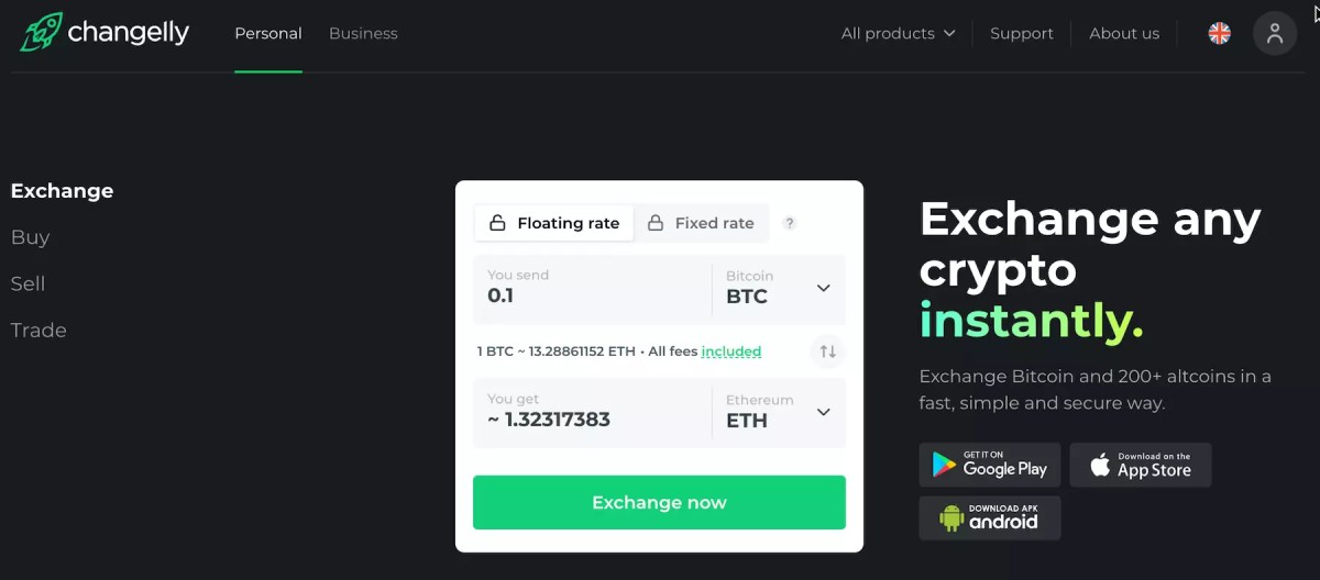 My Transaction | Changelly