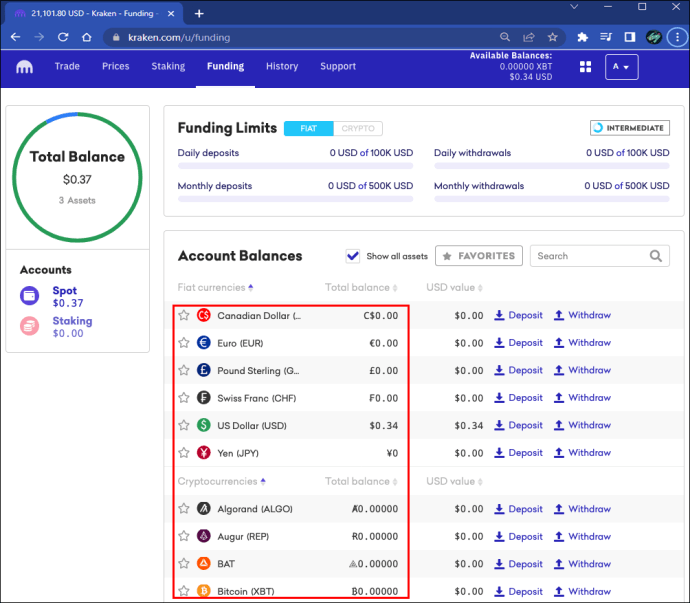 How To Withdraw To a Bank Account in the Kraken Exchange