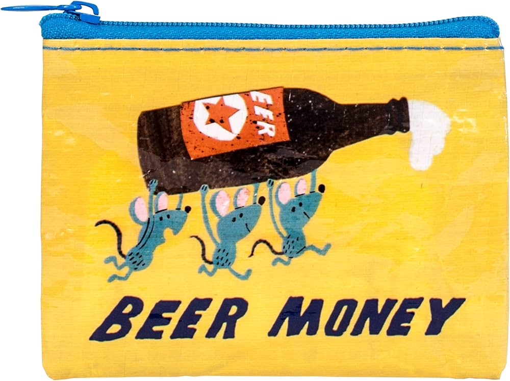 Beer Money Coin Purse | Blue Q – Cheerfully Made Goods + Markets