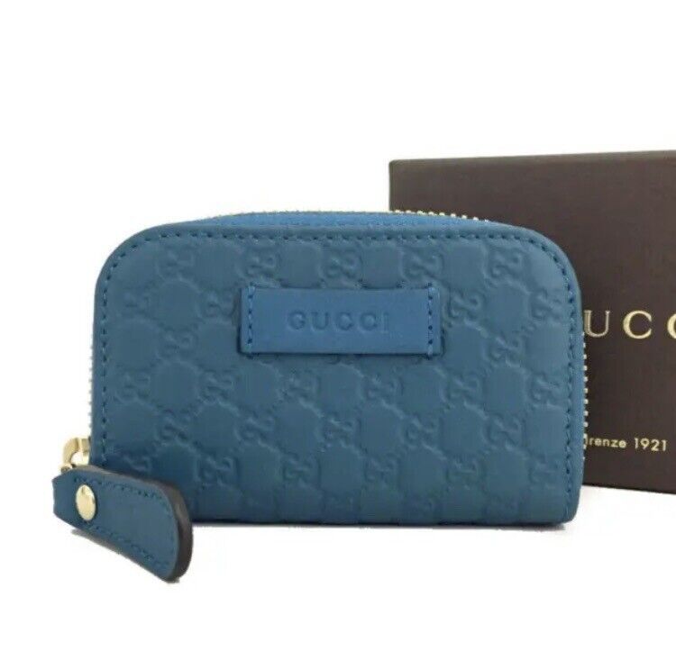 Gucci Baby Blue Zippy Coin Purse - The Attic Place