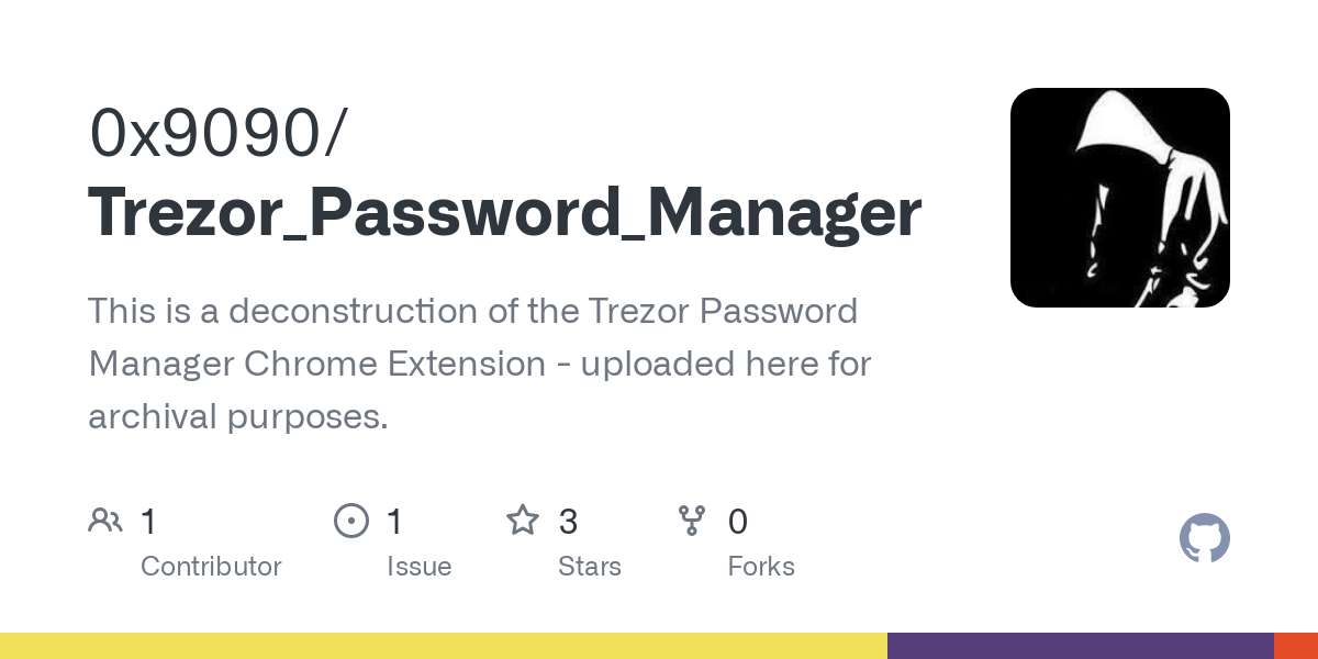 trezor-password-manager/.gitignore at master · trezor/trezor-password-manager · GitHub